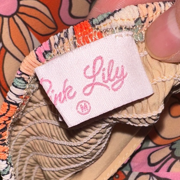 Pink Lily Multicolor Floral Long Sleeve Dress - Picture 6 of 6